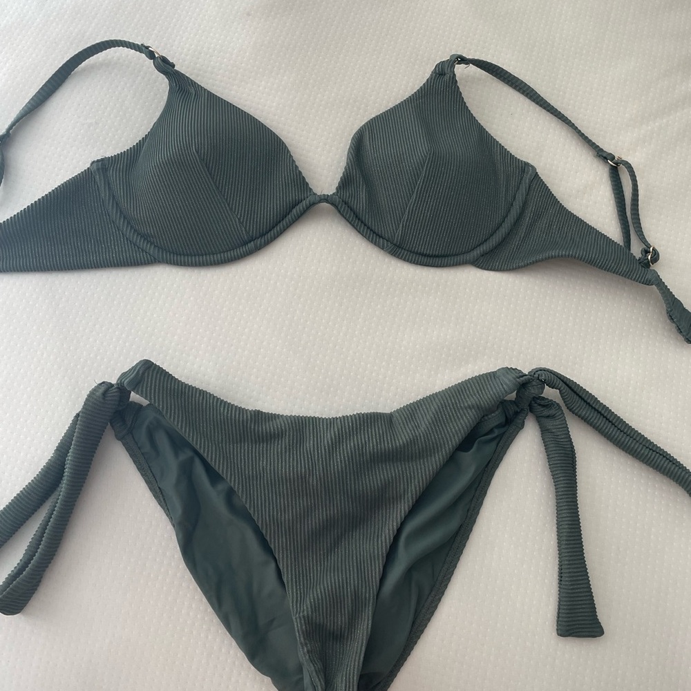 MaxSwim bathing suit // top and bottom. From Everything but Water. Wear it once